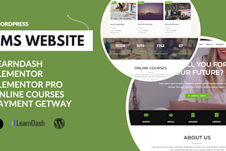 build lms website using learndash and tutor lms