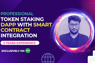 create staking website with smart contract integration