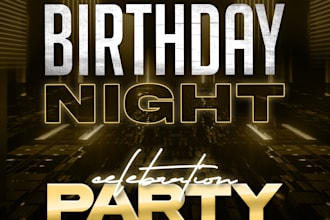 design party, club, sports business music and event flyers