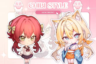 draw cute anime chibi style