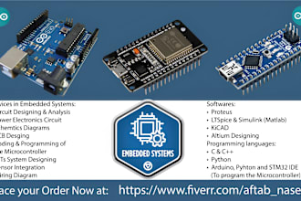 do embedded schematic, programming and iot projects