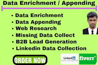 data enrichment, data appending and missing data collection