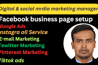 expert digital marketing, facebook ads social media manager