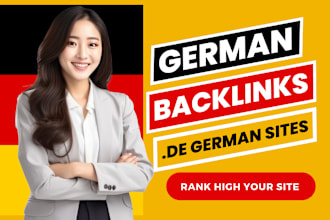 make premium 25 dofollow german backlinks for local seo