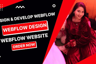design or develop webflow website, figma to webflow, webflow expert