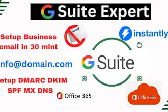 setup google workspace g suite business email and fix email deliverability