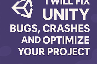 fix unity bugs, crashes, and optimize your project