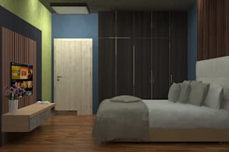 do premium interior design autocad, 3ds max, sketchup, virtual space renovation