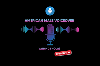 be your american male voiceover