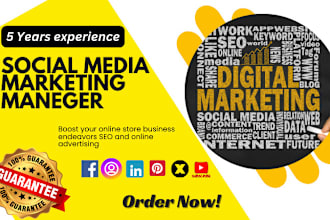 be social media marketing manager and digital marketing specialist