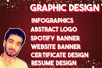 do infographics abstract logo website spotify banner resume certificate design