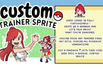make a pokémon trainer sprite