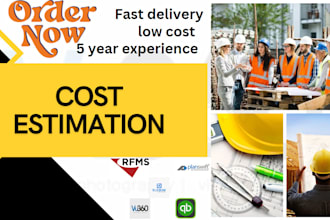 be a cost estimator of your project