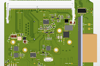 design schematic and layout pcb circuit board by altium and easyeda