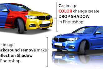 car photo editing,automotive car background remove,color change,retouch,shadow