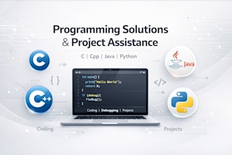 do java, python, c, cpp, and c sharp programming projects and tasks