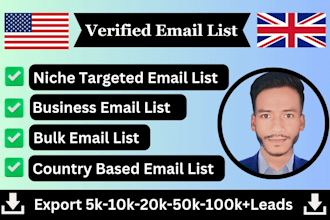 do niche targeted valid email lists, b2b, bulk email and email marketing