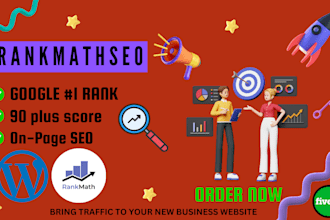 do wordpress onpage SEO using the rank math plugin