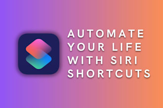 automate your tasks using IOS siri shortcuts