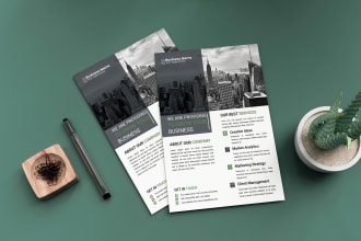 design a business or corporate and marketing flyers