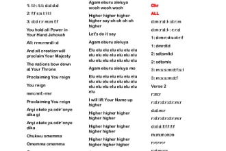 transcribe songs to solfa notation both melody and harmony