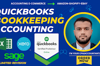 do setup bookkeeping in quickbooks online and advance excel