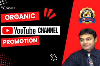 do organic youtube promotion to increase views and monetization