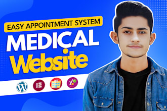 design medical, healthcare, spa, dentist, doctor hospital or clinic website