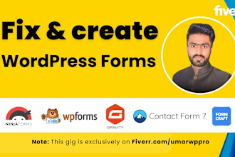 create or fix wpforms ninja, contact form 7, gravity forms