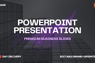 design powerpoint presentation slides for business