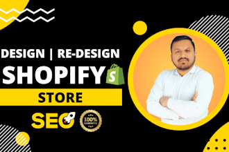 revamp, design, redesign and copy clone shopify store or website