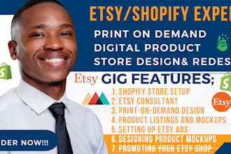 etsy shopify print on demand etsy digital product print on demand shopify store