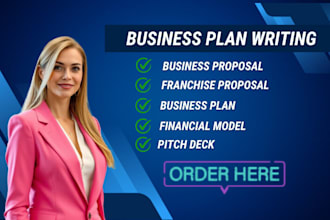 write business plan, financial plan, business plan writer, franchise proposal