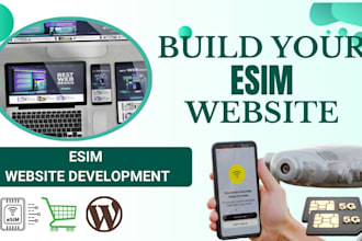 create esim passive income business website with affiliate marketing