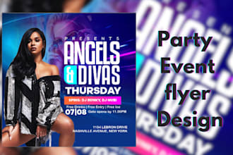 design your chrismas, church, party and events flyers, banners and posters