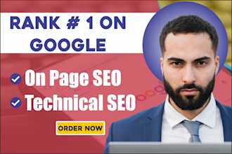 rank website via on page SEO and technical optimization with yoast or rankmath