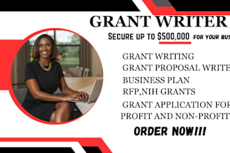 do nonprofit grant, business grant writing, apply grant, research proposal