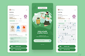 build waste management app, recycling app, waste collector app, station map app