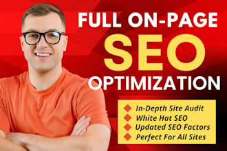 do on page SEO for wordpress shopify local ecommerce wix squarespace website