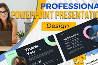 design professional powerpoint presentations, pitch decks, and google slides