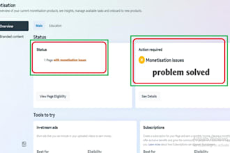 facebook page monetization issues remove in 25 minute