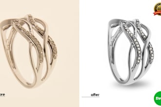 do jewelry photos editing retouch like 3d quality