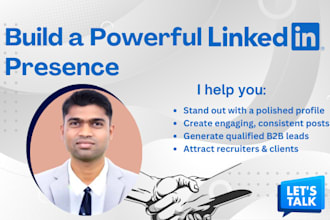 manage, optimise and grow your linkedin presence