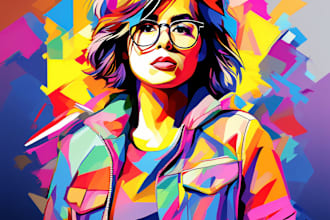 make a beautiful wpap pop art portrait