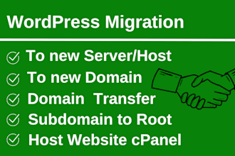 backup restore migrate transfer or change domain in your wordpress website