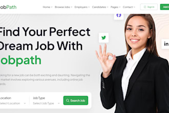 design job board website, recruitment, agency, staff hiring, consultancy website