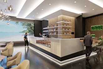 do a realistic interior 3d rendering