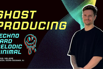 ghost produce your minimal, peak time, techno track