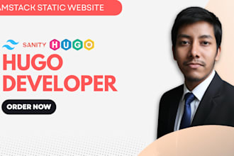 build multilingual static hugo blogs landing page website