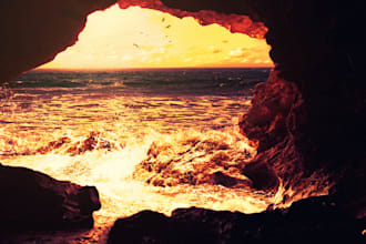 create  environments with matte painting and concept art